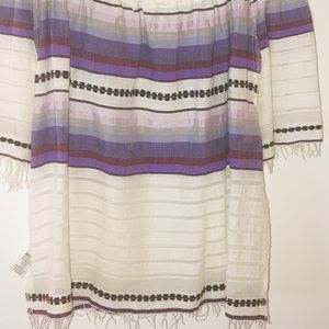 Off the shoulder striped summer top Moda Operandi